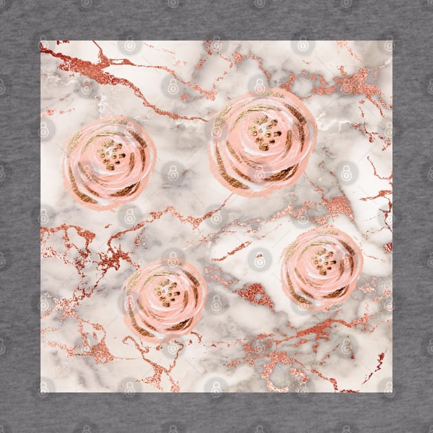 Rose Gold Marble by ElenaDanilo